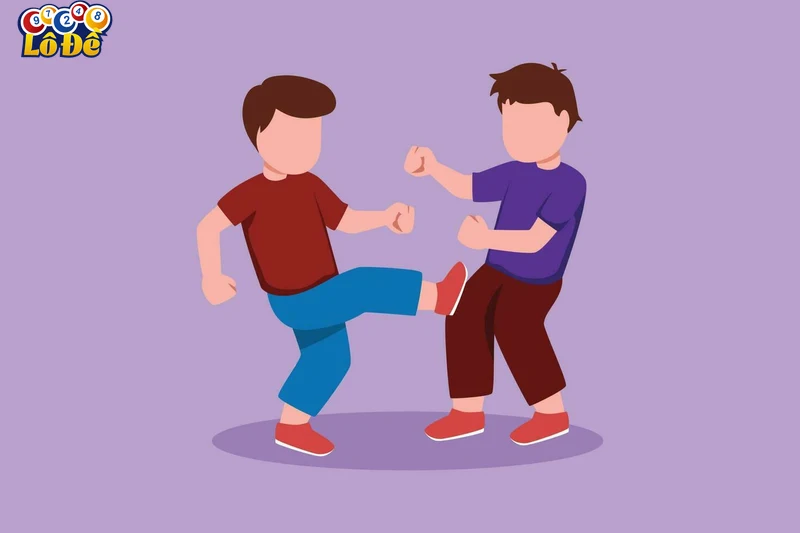 Các con số tương ứng với từng trường hợp mơ thấy đánh nhau